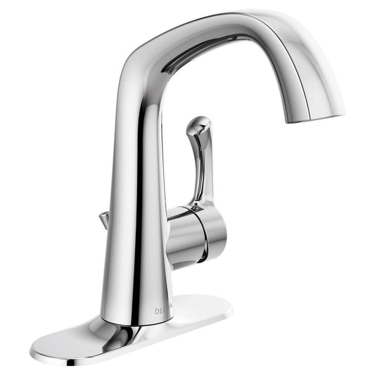 NEW - Delta Larkin Chrome Single Handle Bathroom Faucet