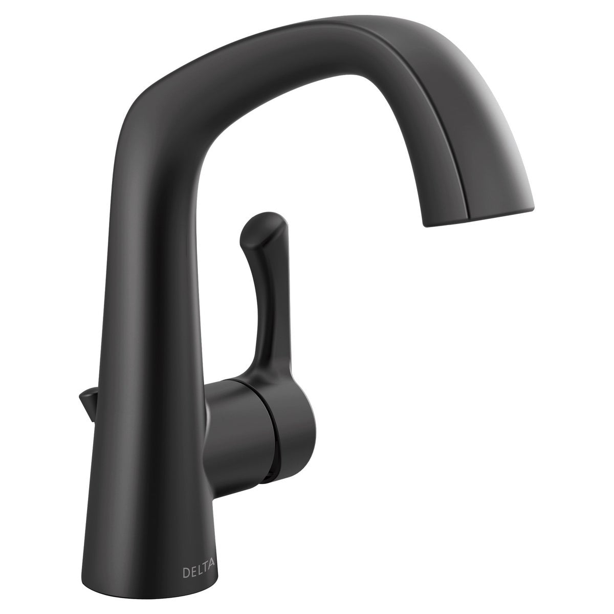 NEW - Delta Larkin Matte Black Single Handle Bathroom Faucet