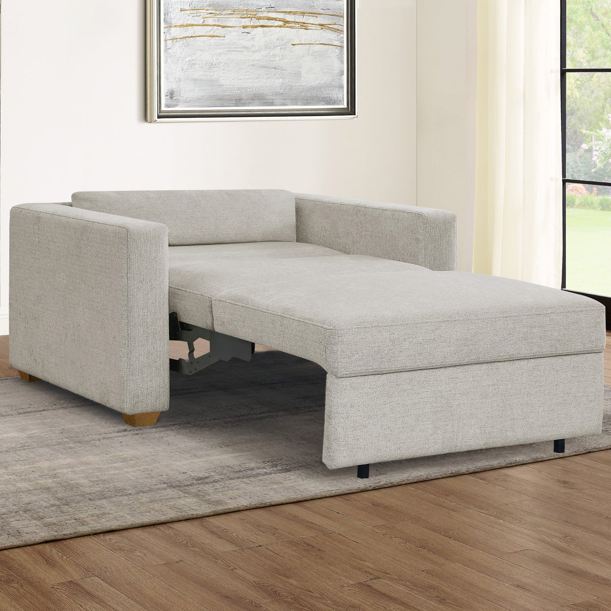 Thomasville Dillard Fabric Twin Size Convertible Sleeper Chair