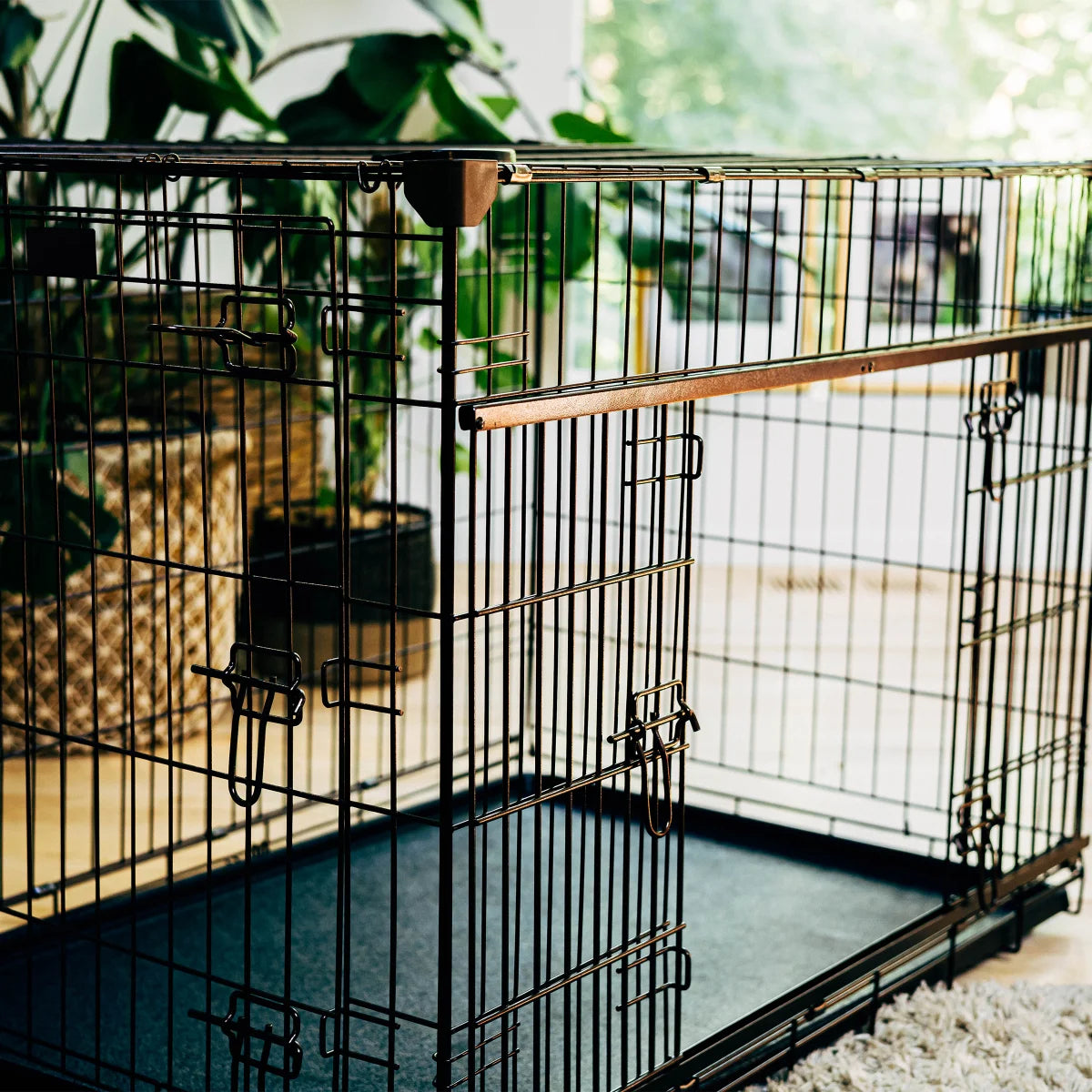 Lucky Dog DWELL Series Crate, Bronze Finish - Retail $109