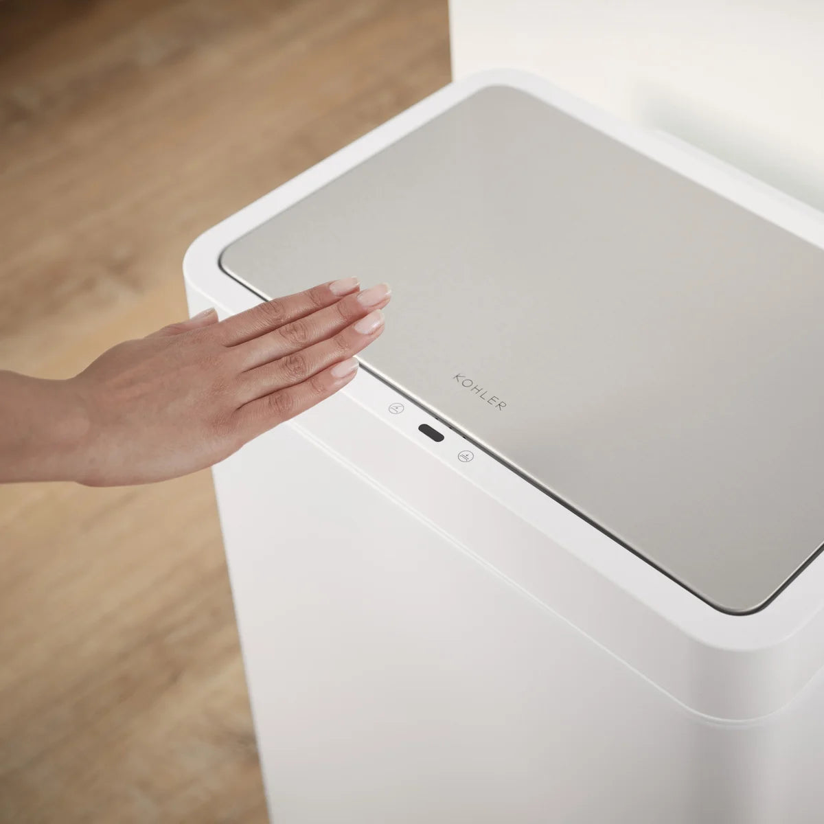 NEW - Kohler 48L Motion Sensor Trash Can White - Retail $129