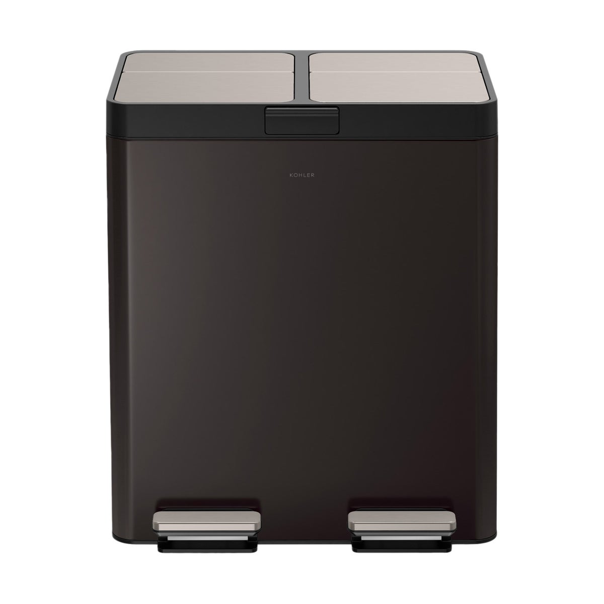 NEW - Kohler 82L Dual Bin Step Trash Can