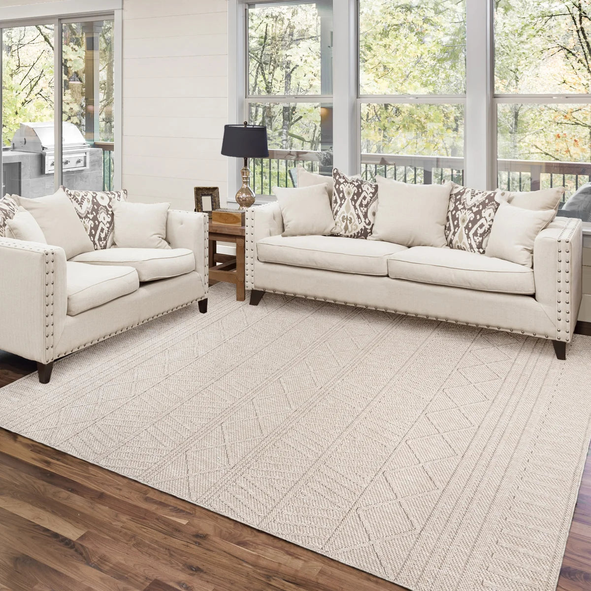 NEW - Regent 6X9 Area Rug Collection, Lana Beige - Retail $149