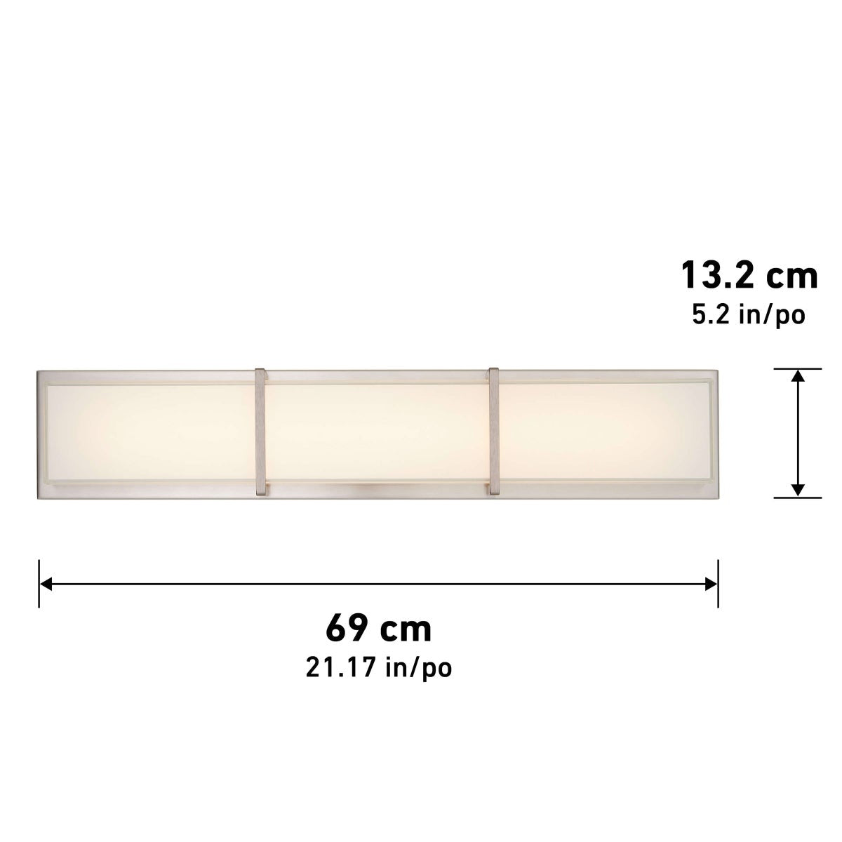 Artika Subway 27 in. Vanity LED Light Fixture - Retail $74