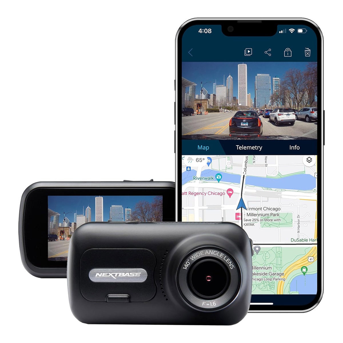 Nextbase 322GW 1080p Dash Cam Bundle