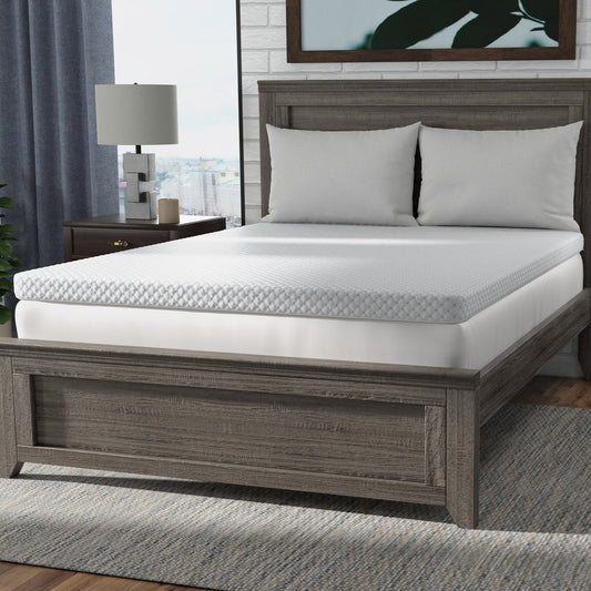 3-inch KING PureLUX Graphite-Infused Memory Foam Topper