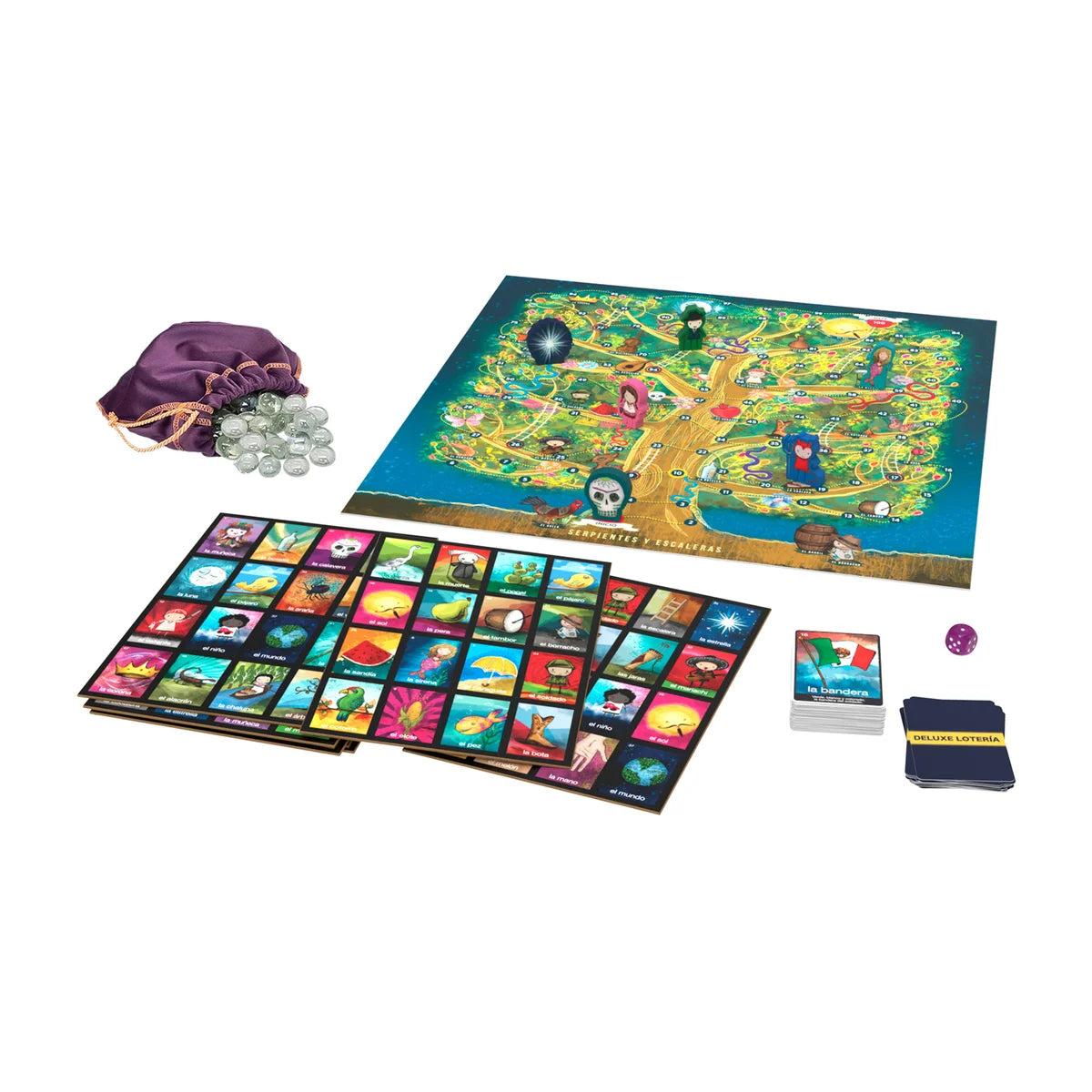 NEW - Deluxe Loteria & Serpientes Y Escaleras - Retail $12