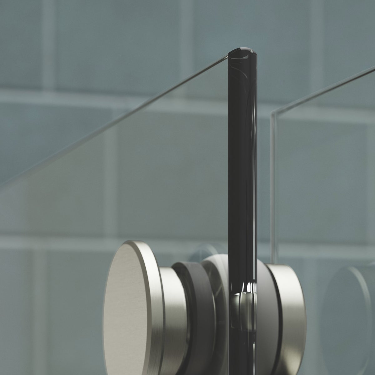 NEW - Kohler Tellin Shower Door 78 in. x 59 in. Brushed Nickel Sliding Shower Door