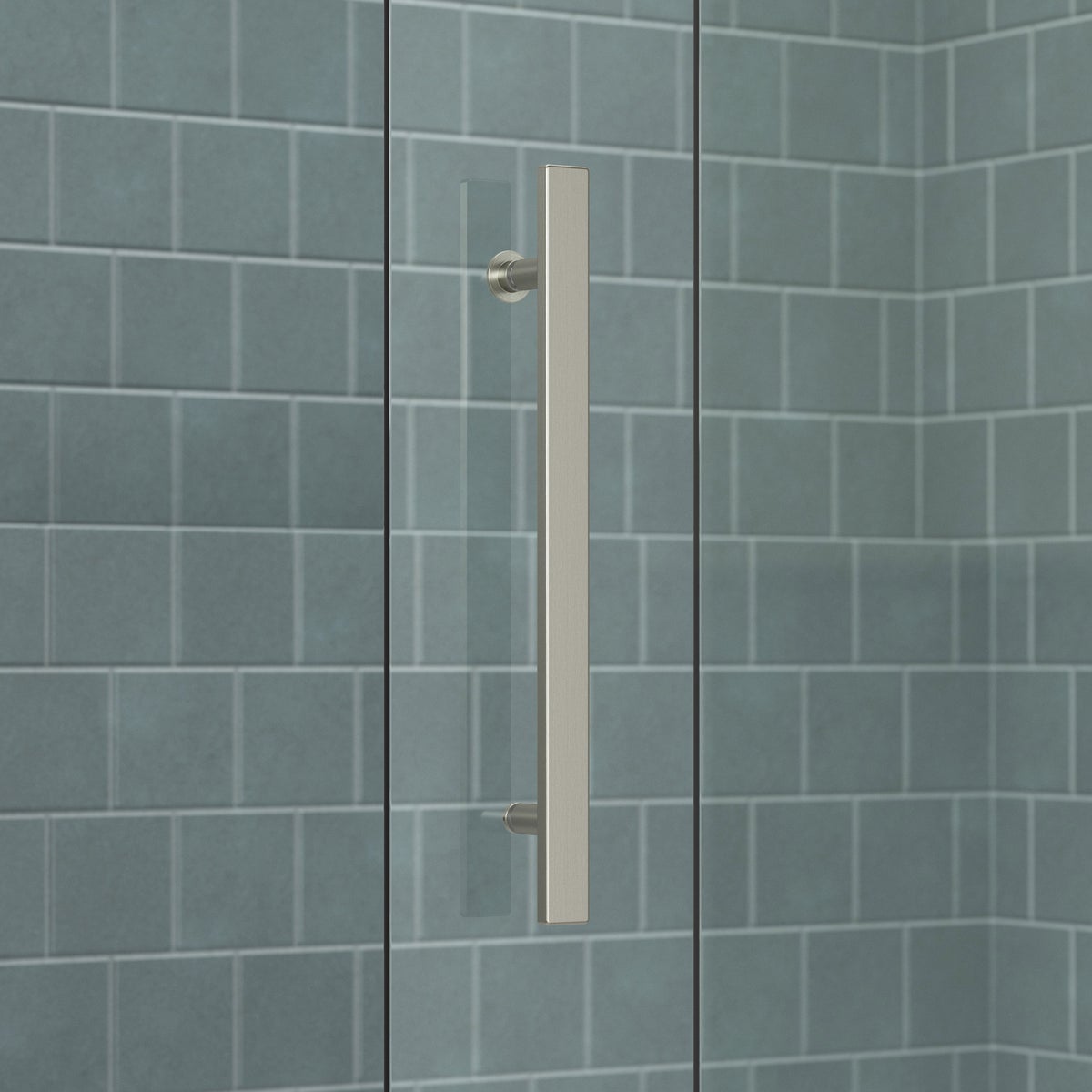 NEW - Kohler Tellin Shower Door 78 in. x 59 in. Brushed Nickel Sliding Shower Door