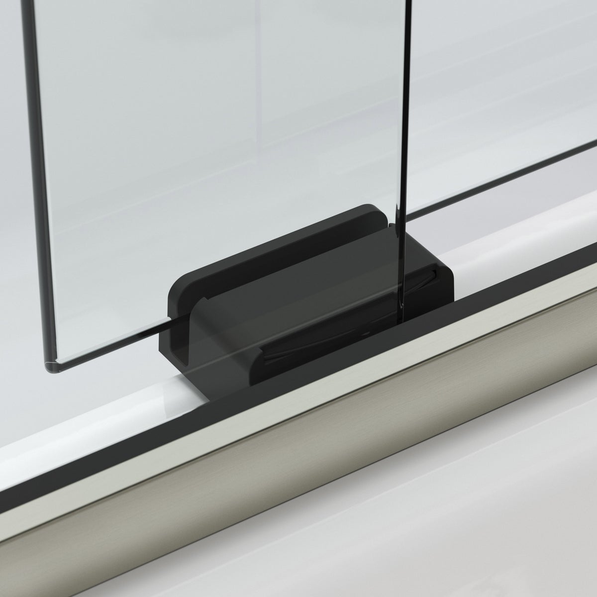NEW - Kohler Tellin Shower Door 78 in. x 59 in. Brushed Nickel Sliding Shower Door