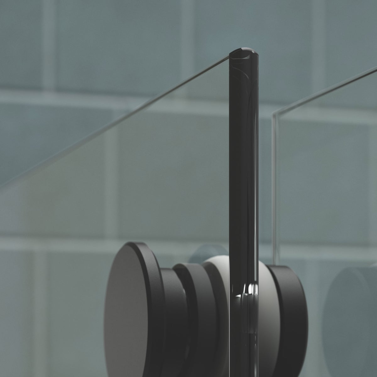 Kohler Tellin Shower Door - Black 78 in. x 59 in