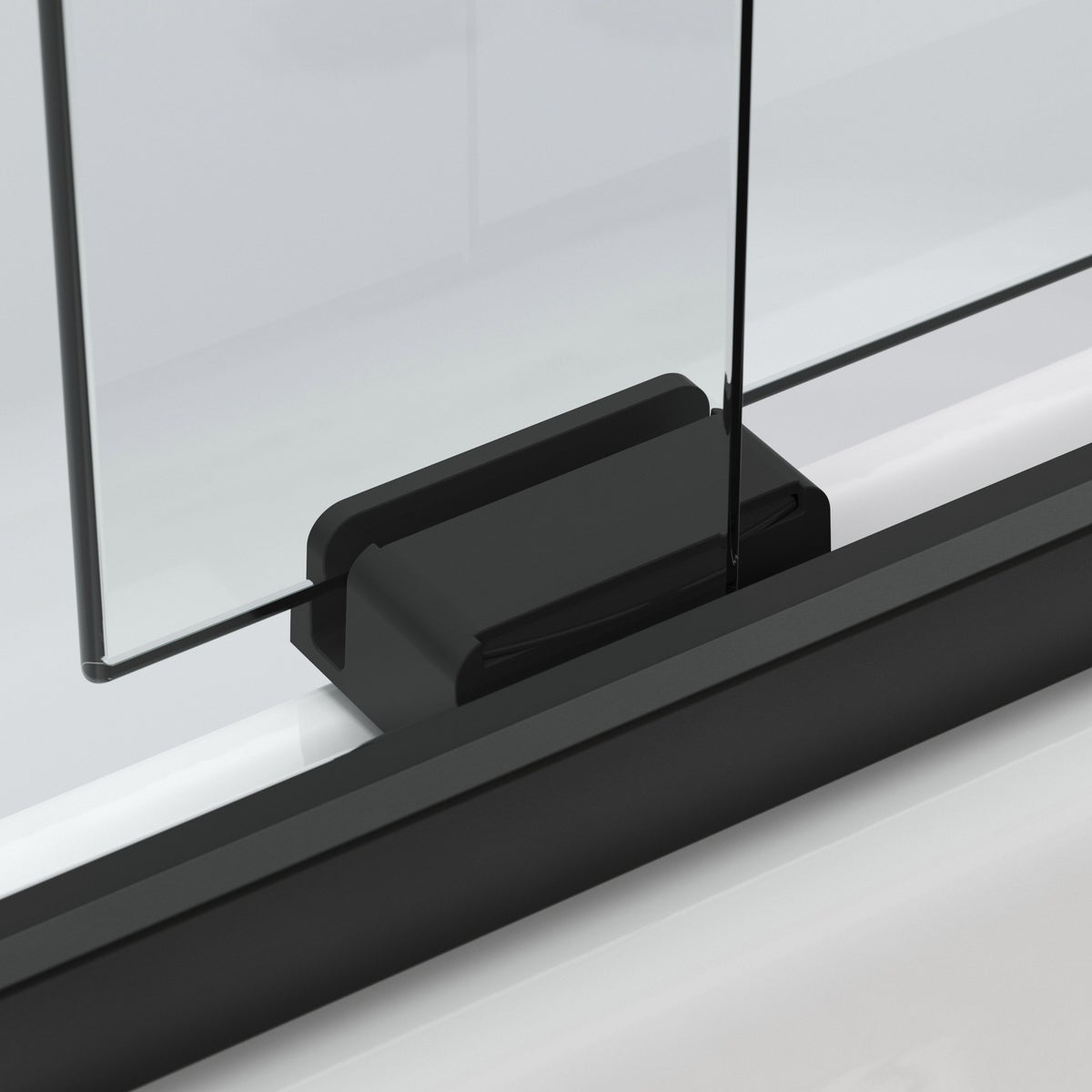 Kohler Tellin Shower Door - Black 78 in. x 59 in