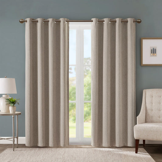 SunSmart Total Blackout Lined Panel Pair with Grommets