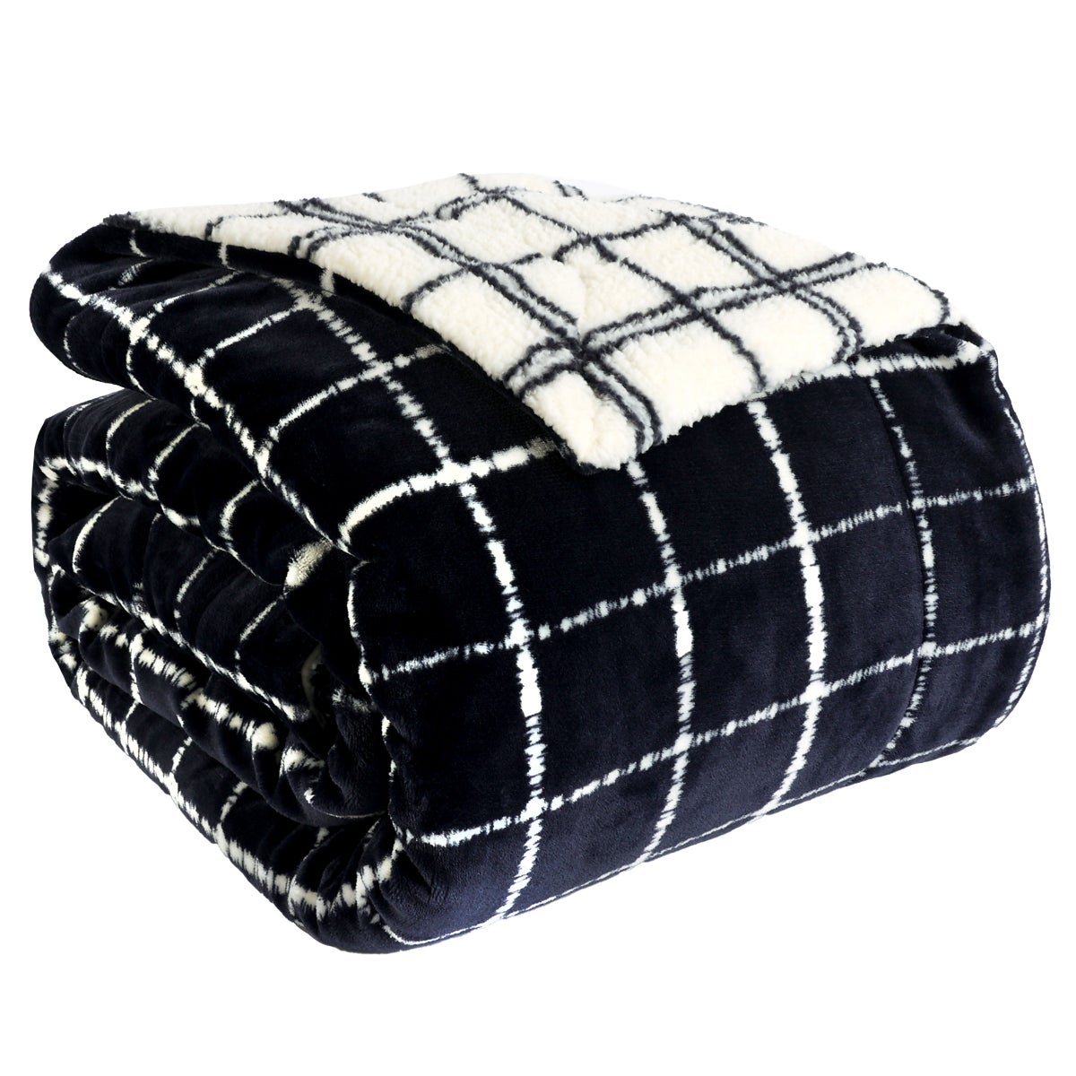 Life Comfort Sherpa Fleece Blanket - Retail $15