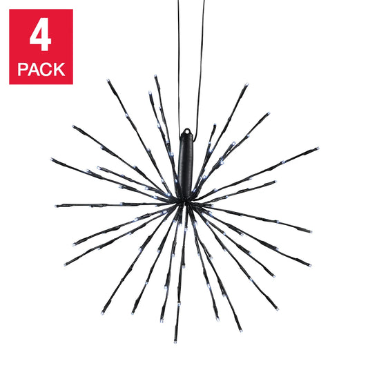 Sylvania 1 set of 4 LED Christmas Starburst - Retail $26