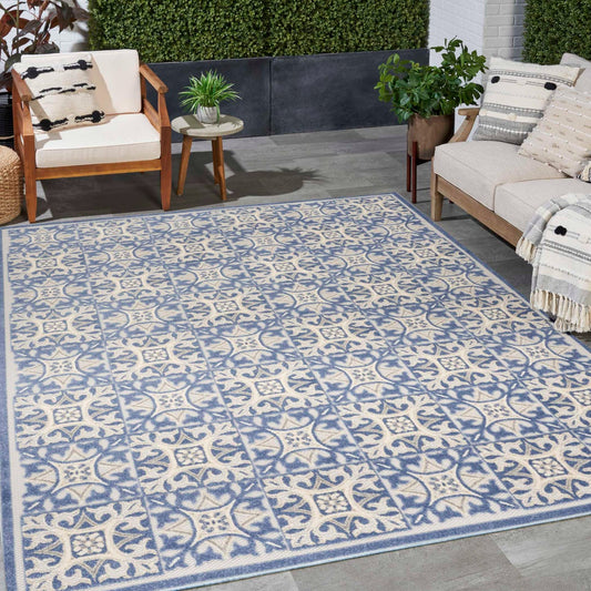 Nourison Veranda Indoor/Outdoor Area Rug, Casablanca, Rug Size: 6 ft. x 9 ft.