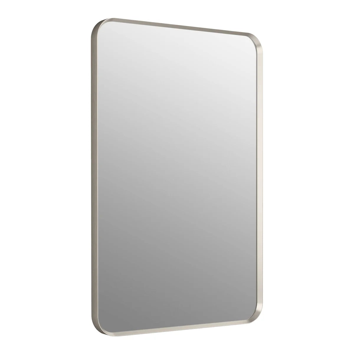 Kohler Orime Brushed Nickel 24" x 36" Rectangular Framed Mirror - Retail $169