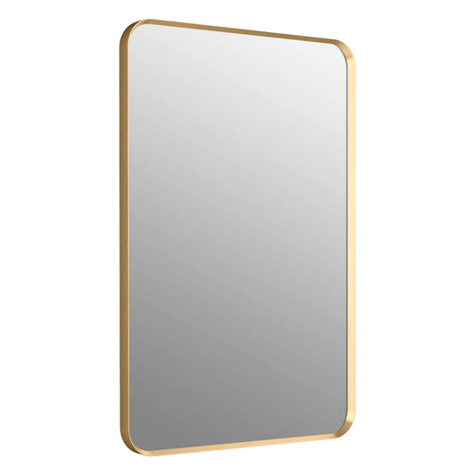 NEW - Kohler Orime Gold 24" x 36" Rectangular Framed Mirror - Retail $169