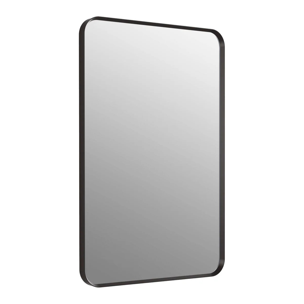 NEW - Kohler Orime Matte Black 24in x 36in Rectangular Framed Mirror - Retail $169