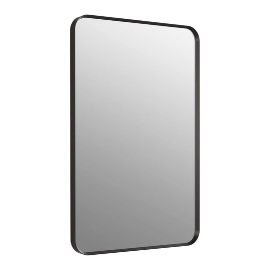 NEW - Kohler Orime Matte Black 24in x 36in Rectangular Framed Mirror - Retail $169