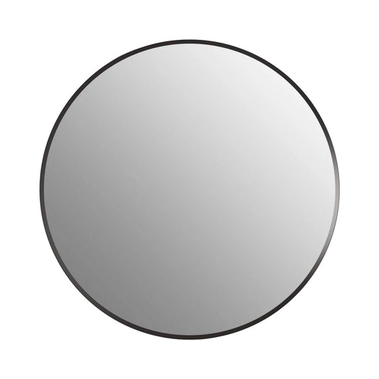 Kohler Orime 28" Brushed Nickel Round Framed Mirror - Retail $125