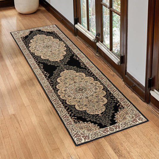 Thomasville Timeless Classic Rug Collection, Rias, Rug Size: 2 ft. 2 in. x 8 ft.