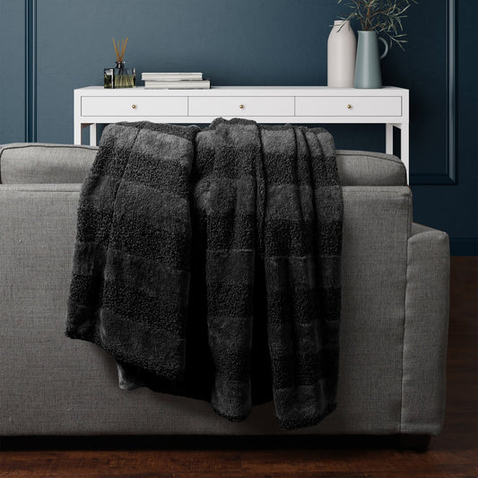Life Comfort Artisan Mixed Yarn Throw - Retail $13