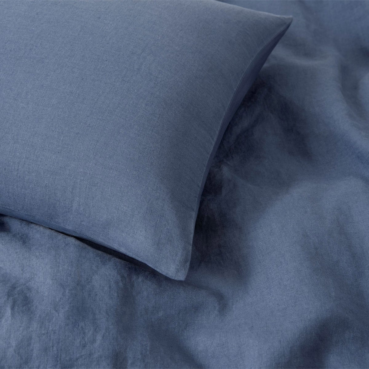 WelHome Cotton Linen Relaxed Duvet Cover, 3-piece Set - Queen