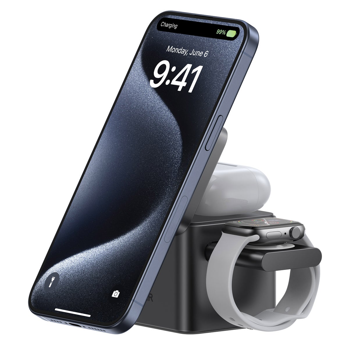 Anker MagGo Magnetic 3-in-1 Wireless Charging Stand