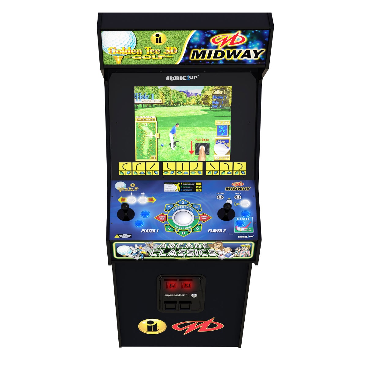 Golden Tee 3D x Midway Legacy XL Arcade Machine