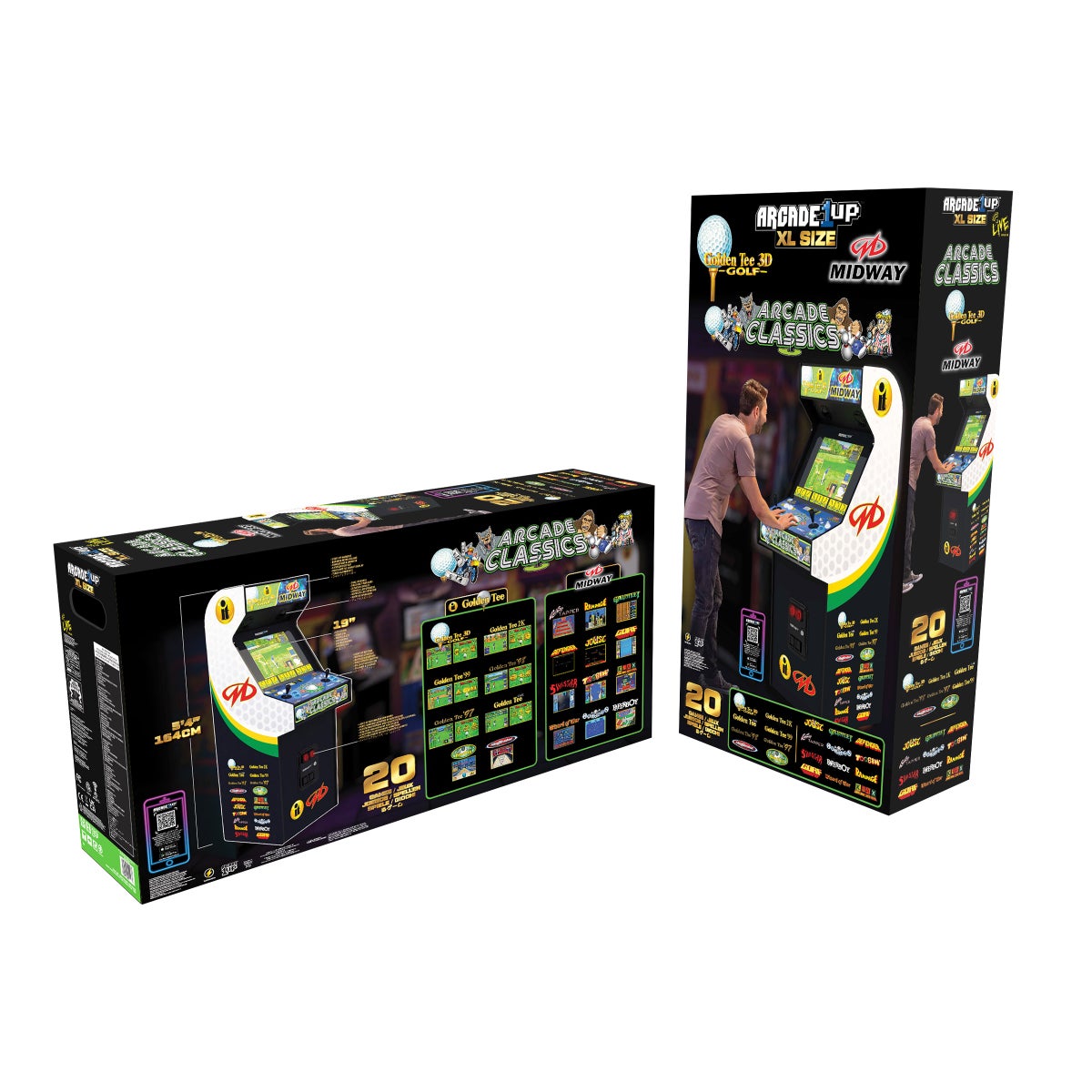 Golden Tee 3D x Midway Legacy XL Arcade Machine
