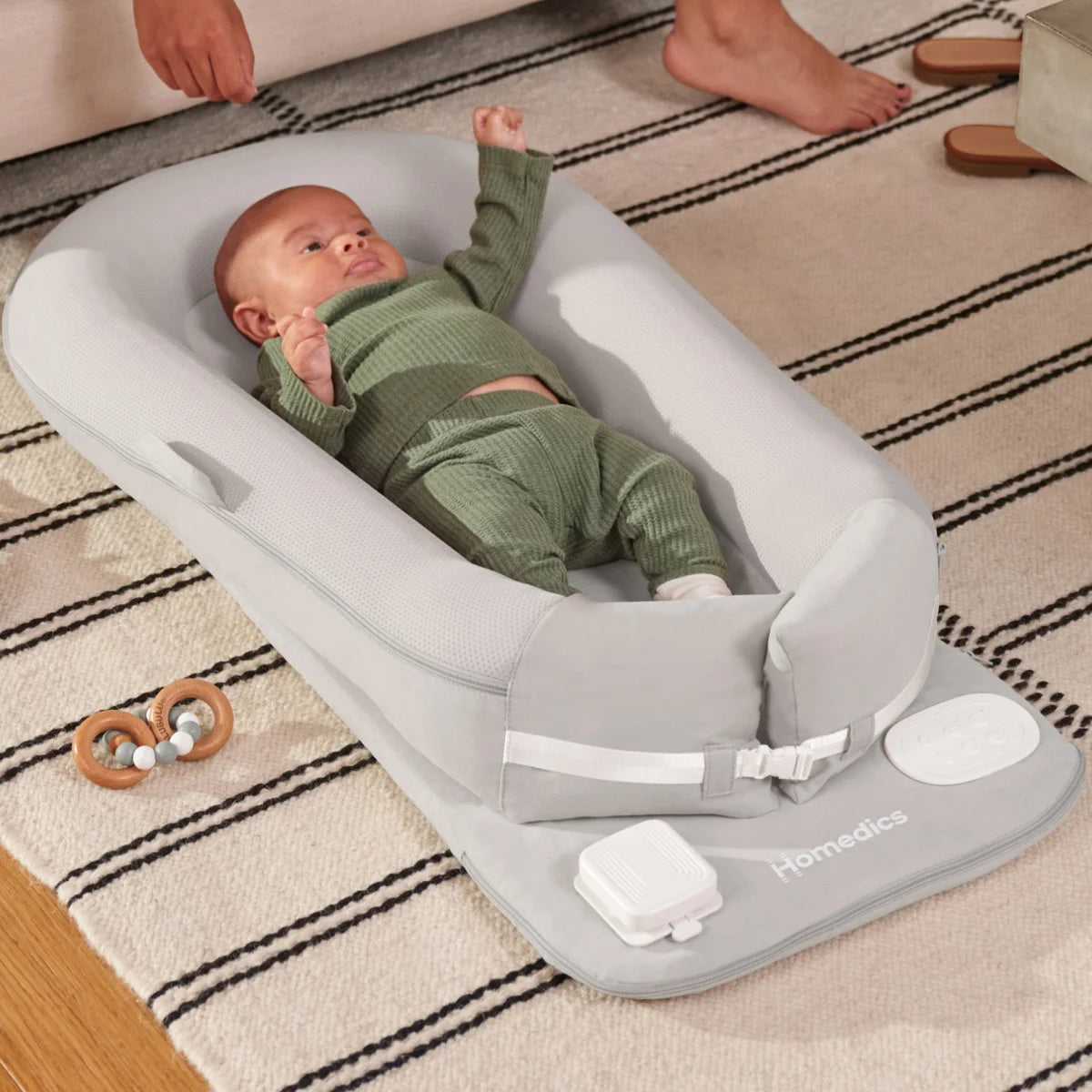 Homedics 3-in-1 Calming Baby Cushion - Retail $139