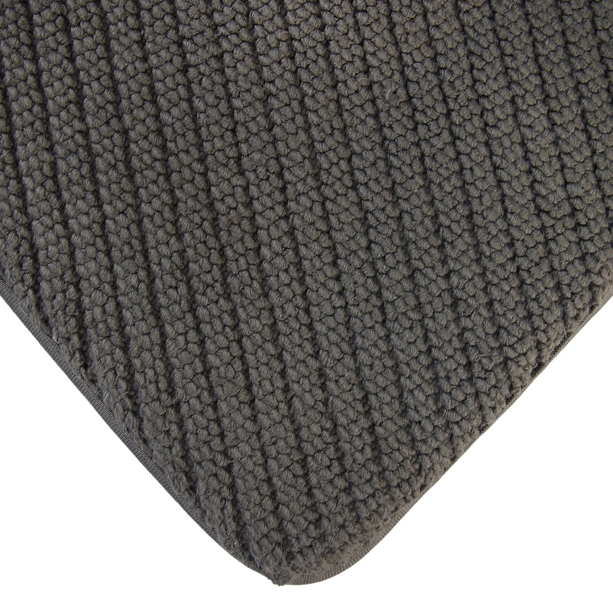 Cotton Twill Memory Foam Bath Rug - Retail $20