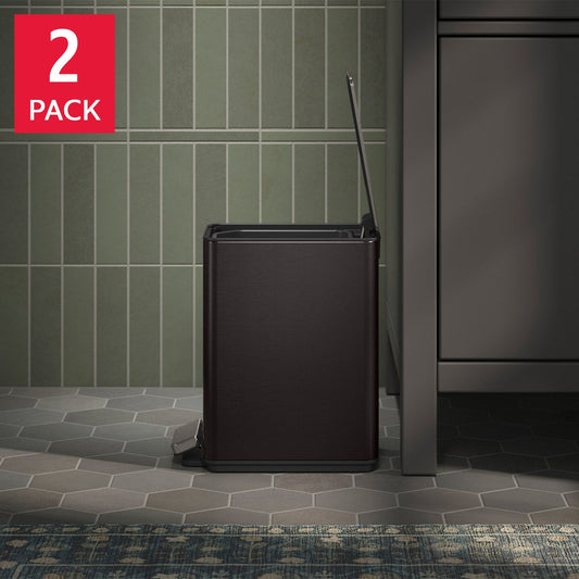 Kohler 6L Step Trash Can, 2-pack