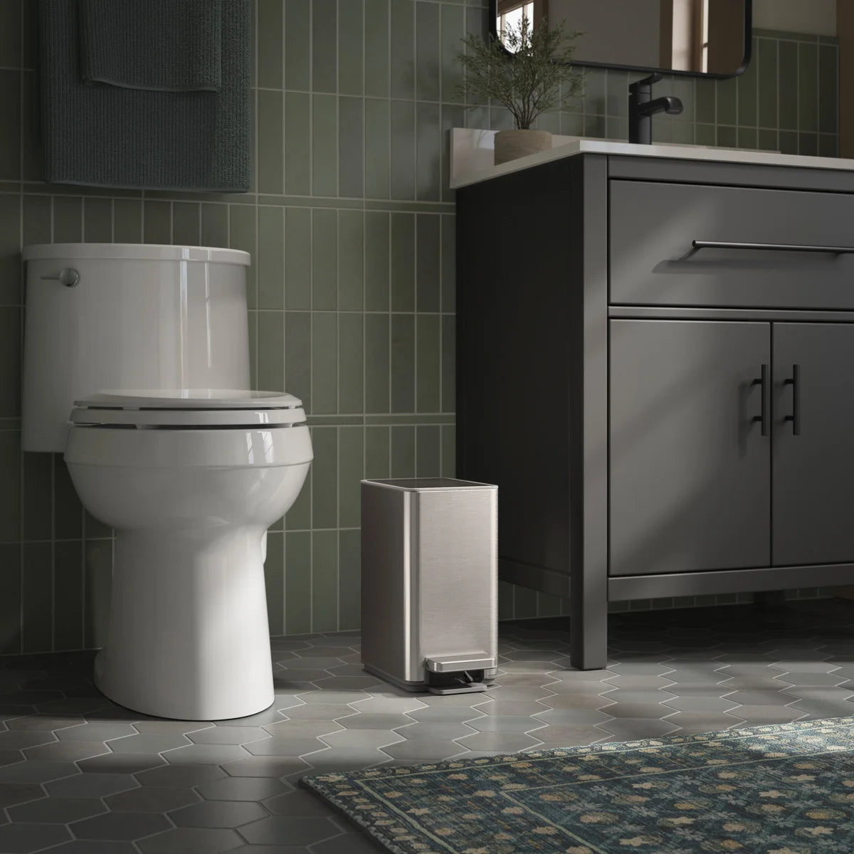 Kohler 6L Step Trash Can, 2-pack