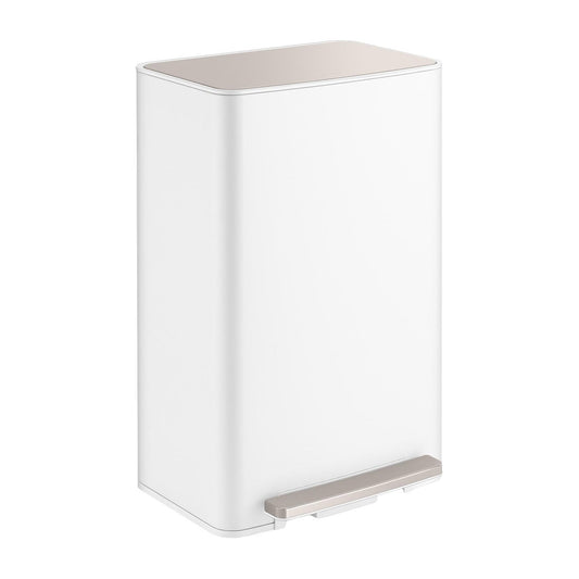Kohler 47L Step Trash Can - White