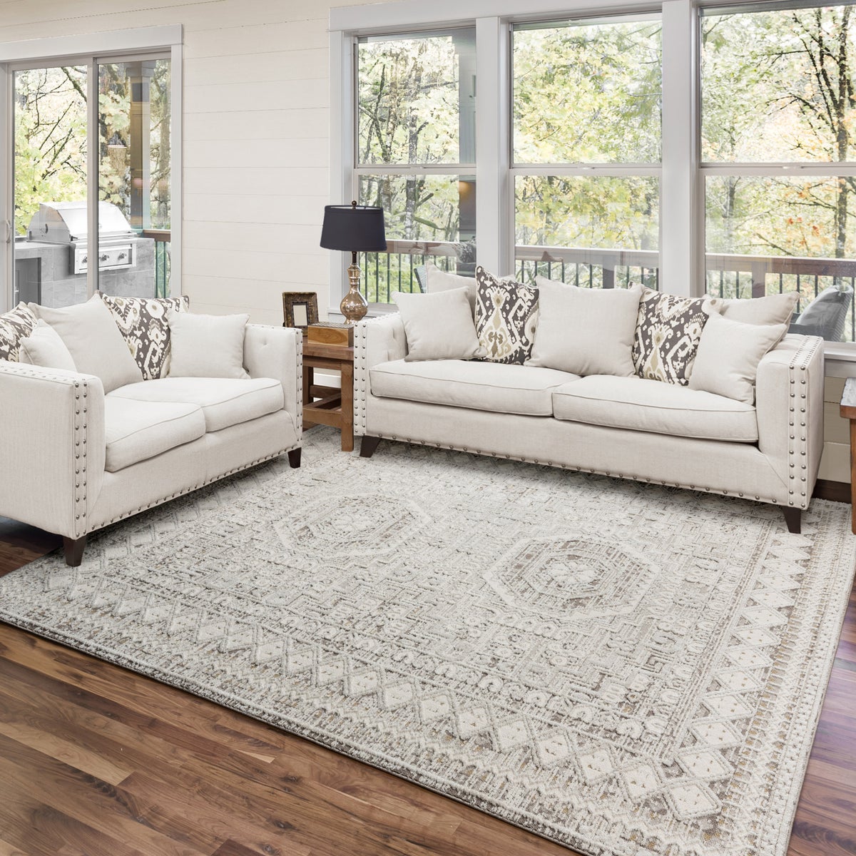Milan Rug Collection, Zuri, Rug Size: 5 ft. 3 in. x 7 ft.