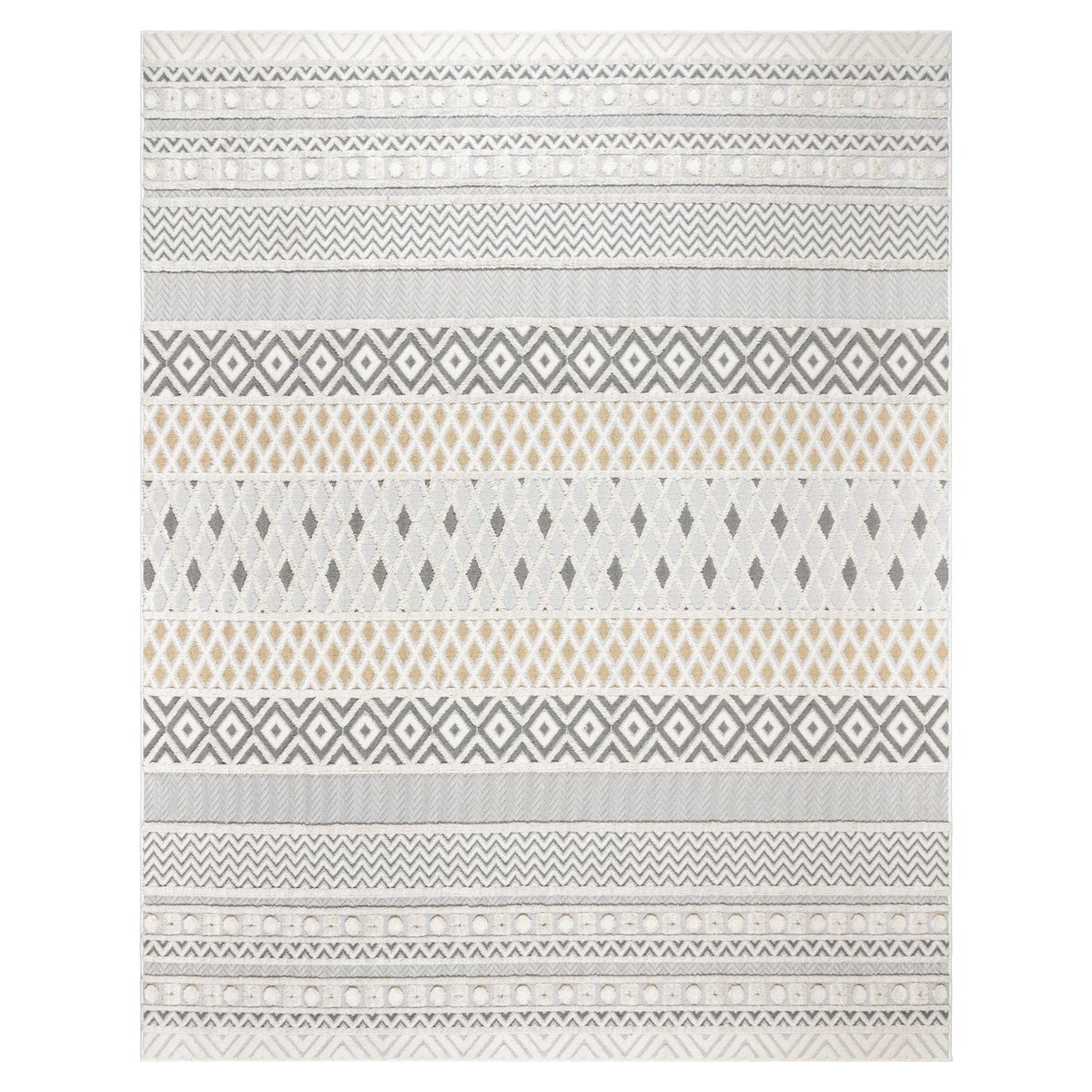 Milan Rug Collection, Benicia, Rug Size: 5 ft. 3 in. by 7 ft.