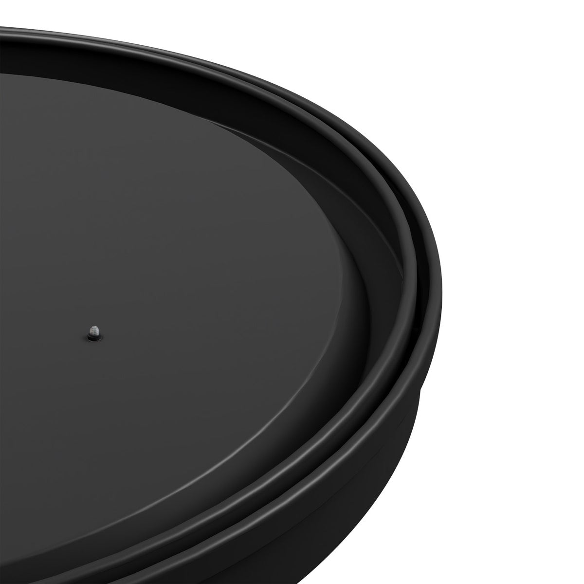 NEW - Energetic 4-Pack Matte Black 14” Slim LED Flush Mount Light Fixture