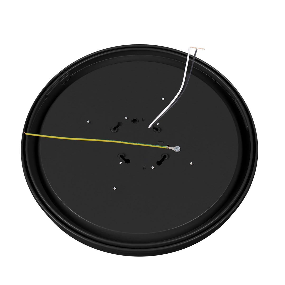 NEW - 2 Energetic 14” Slim LED Flush Mount Light Fixture In Black