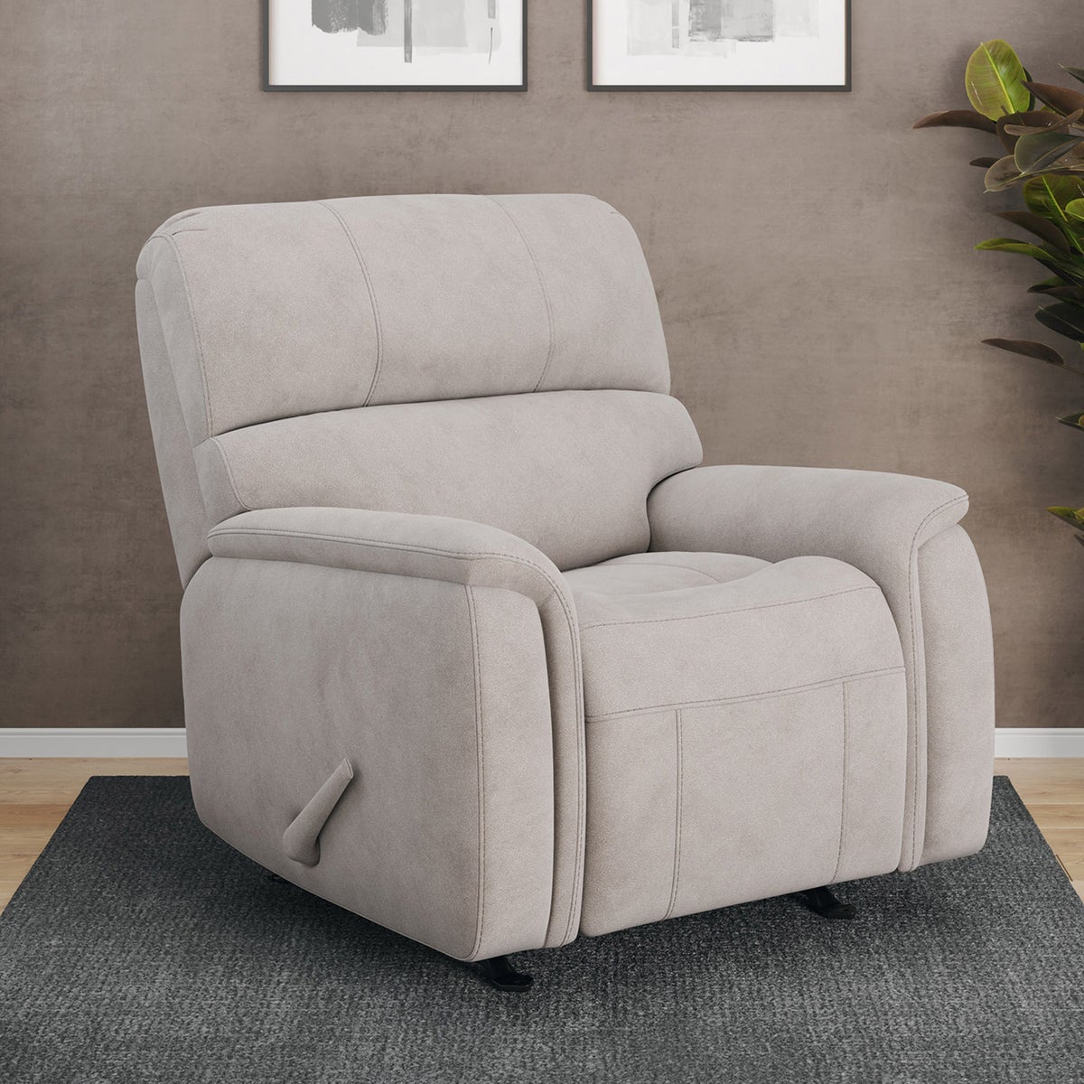 True Innovations Hayden Manual Rocker Recliner - Retail $470