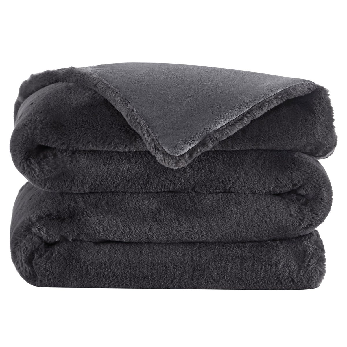 NEW - FRYE Luxe Faux Fur Throw
