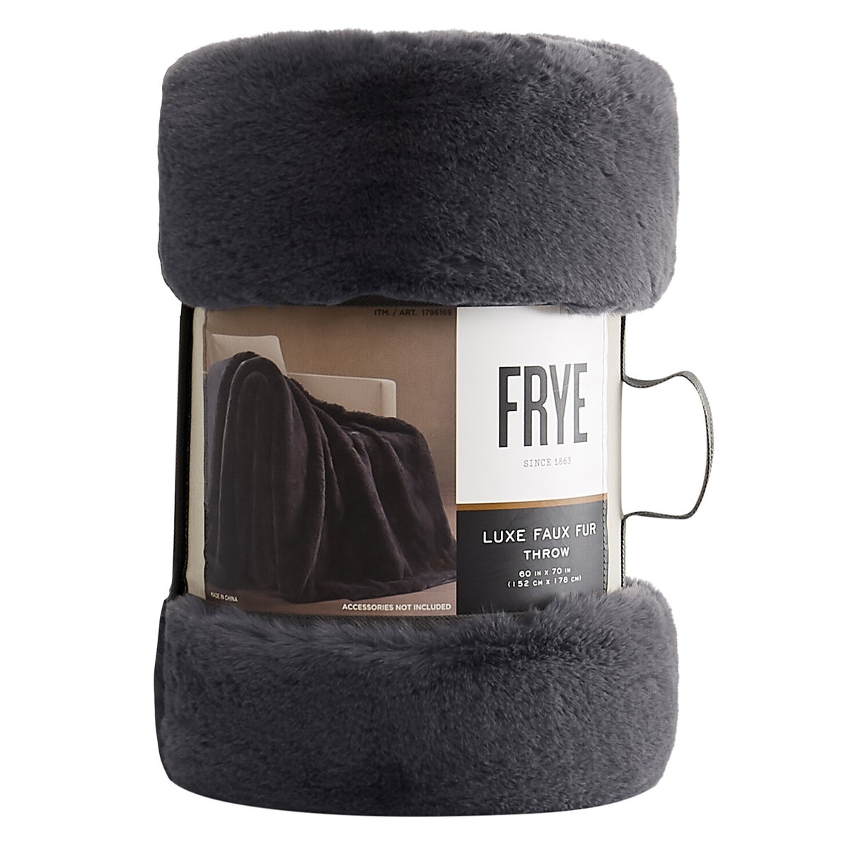 NEW - FRYE Luxe Faux Fur Throw