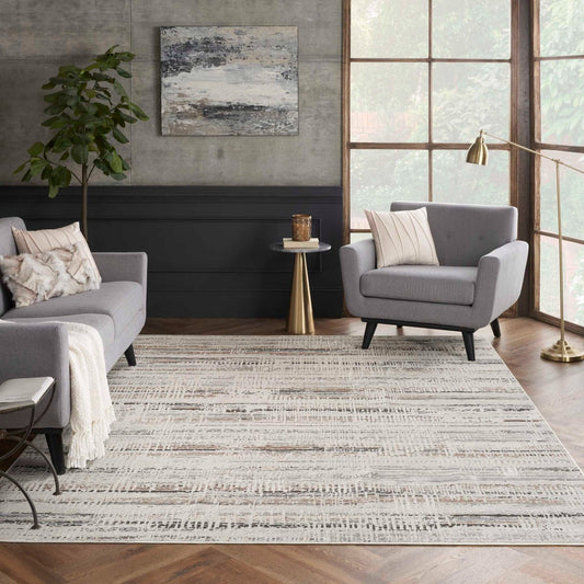 Nourison Arctic Area Rug Collection, Denali, Rug Size: 5 ft. 3 in by 7 ft. 3 in.