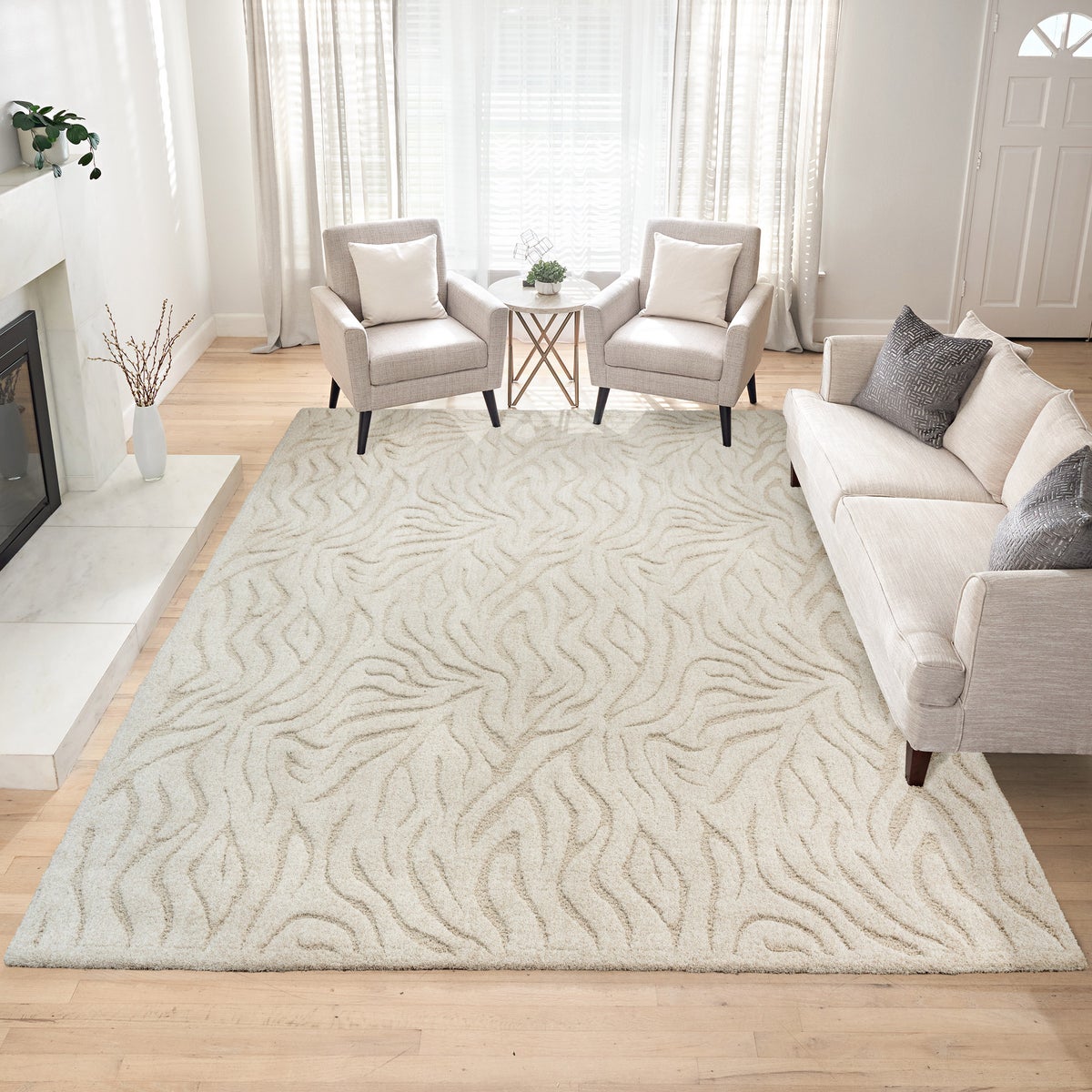 Plush Step Area Rug, Joya - 5'3" x 7'