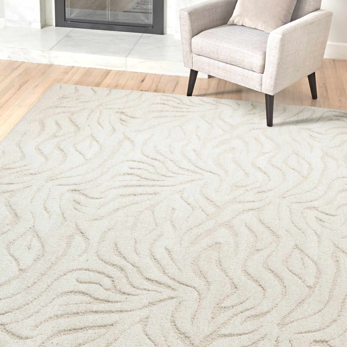 Plush Step Area Rug, Joya - 5'3" x 7'