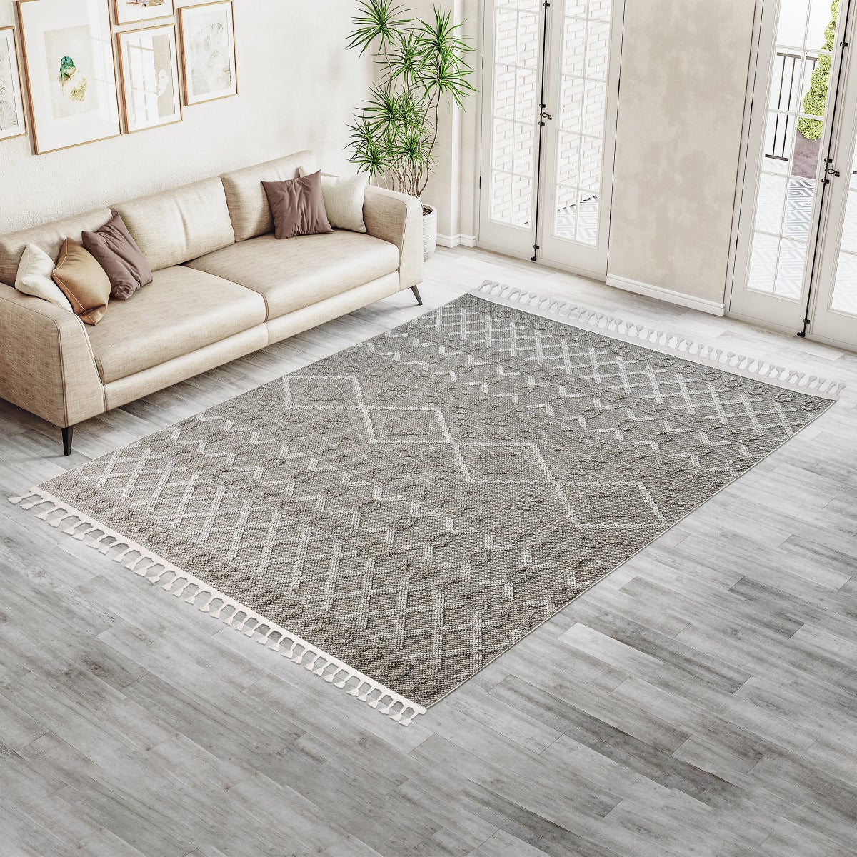 Art Carpet Artbella Area Rug Collection, Brown, Rug Size: 2 ft. x 7 ft.