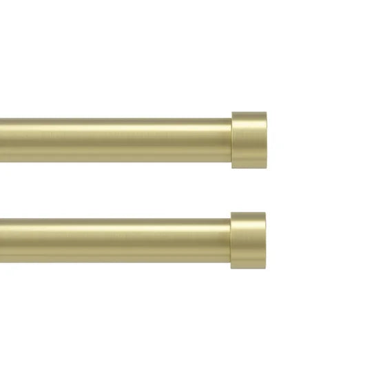 Umbra 1" Curtain Rod, 72" - 144" 2-pack