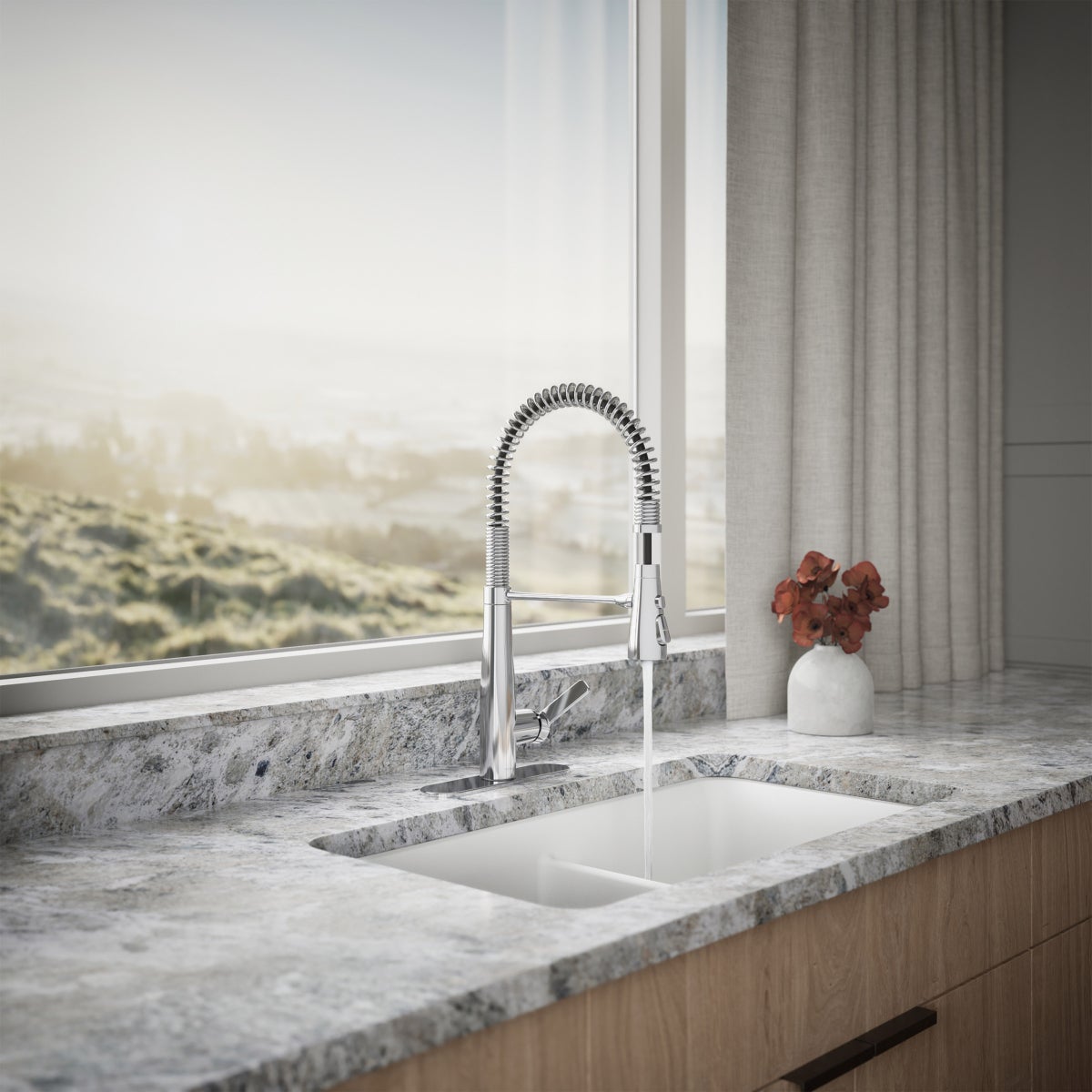 Kohler Vind Semi-Professional Pull-down Kitchen Sink Faucet - Retail $235
