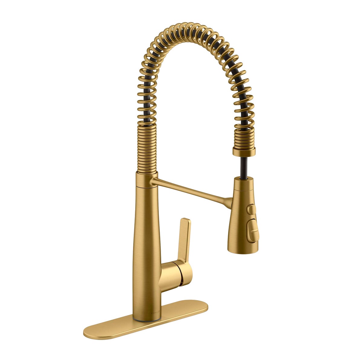 Kohler Gold Vind Semi-Professional Pull-Down Kitchen Sink Faucet